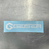Geiser Vinyl Sticker - 20"